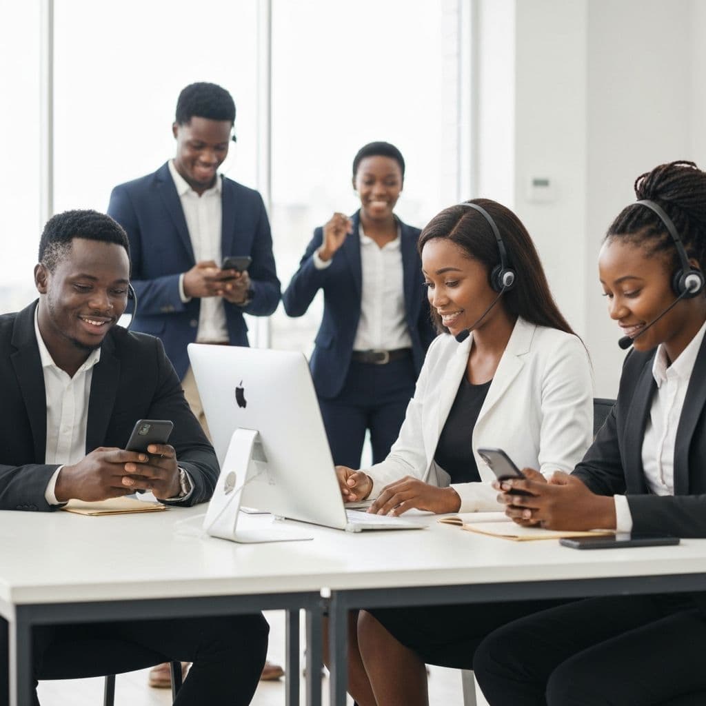 Professional customer support team providing 24/7 assistance